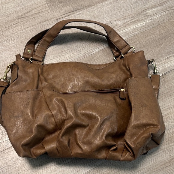 Style & Co. Brown Shoulder Bag with Chain Accents - Picture 4 of 4